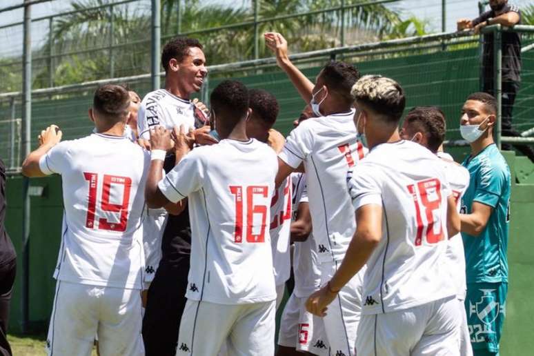 O Vasco saiu na frente no duelo com o Nova Iguaçu pelaCopa Rio OPG Sub-20 (Foto: Vitor Brugger/Vasco)