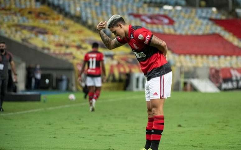 Pedro não foi relacionado no confronto do final de semana contra o Fluminense (Foto: Alexandre Vidal / Flamengo)