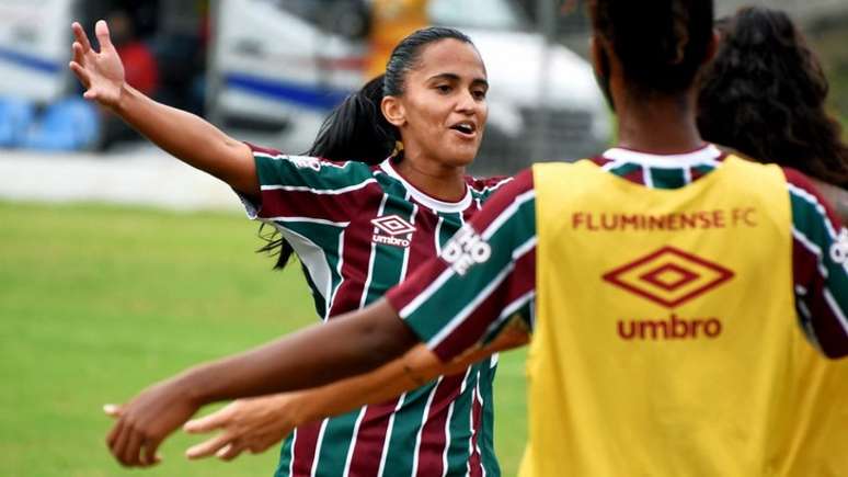 Michelle Brito marcou um dos gols do Fluminense na partida do feminino (Foto: Mailson Santana/Fluminense FC)