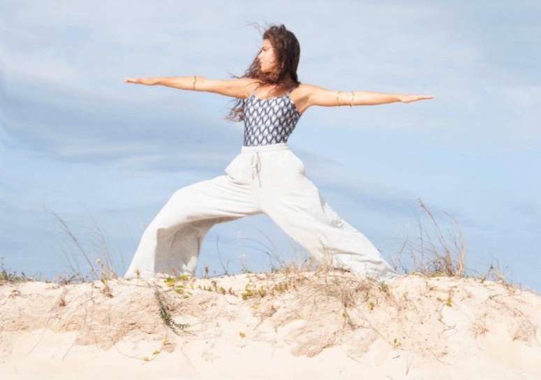 Com mais de 170 mil seguidores no Instagram, influenciadora Laylä Föz exalta a importância de se exercitar ao ar livre (Foto: divulgação)