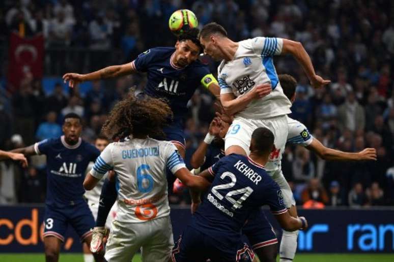 Olympique Marseille vem de empate contra o PSG na última rodada da Ligue 1 (Foto: CHRISTOPHE SIMON / AFP)