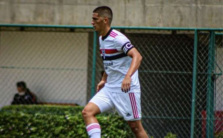 Pablo, capitão do time sub-20 do São Paulo (Foto: Divulgação)