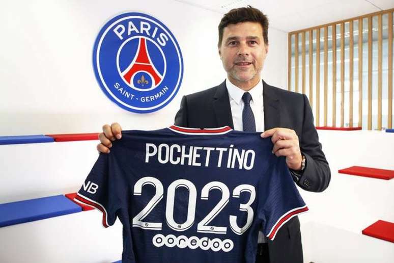 Mauricio Pochettino tem contrato com o PSG até 2023 (Foto: Divulgação / PSG)