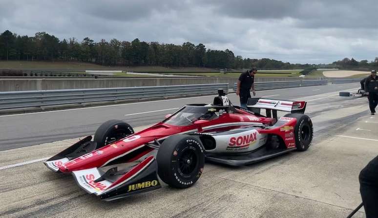 Carro #20 da ECR, pilotado no dia de testes da Indy por Ryan Hunter-Reay 