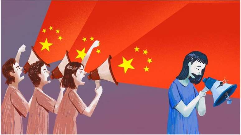 Muitas pessoas consideram o aumento do sentimento nacionalista chinês como resultado das crescentes tensões entre a China e o Ocidente