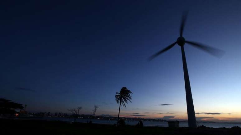 Turbina em parque de gera&ccedil;&atilde;o de energia e&oacute;lica em Fortaleza, no Cear&aacute;
REUTERS/Paulo Whitaker
