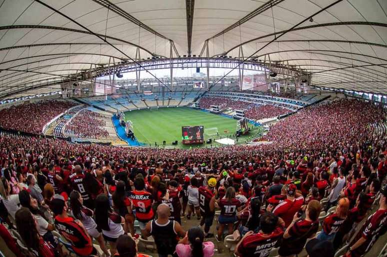 A Nação estará de volta ao Maracanã neste sábado (Foto: Marcelo Cortes / Flamengo)