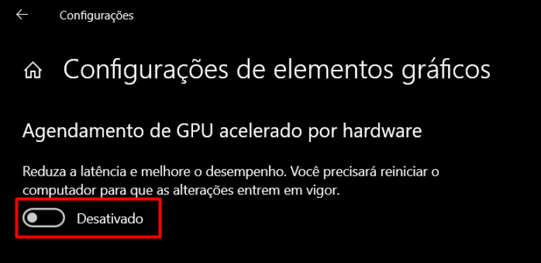 Atualize os drivers gráficos para aumentar o desempenho