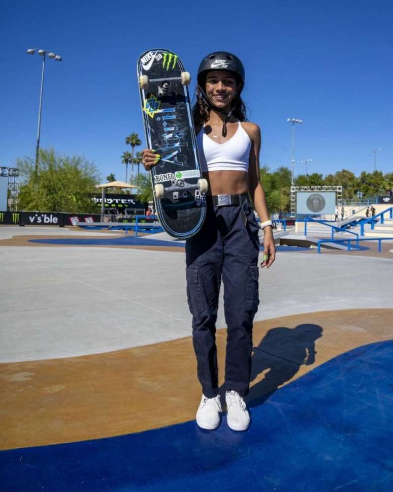 Raysa Leal está na final do Mundial de Skate street (Foto: Divulgação)