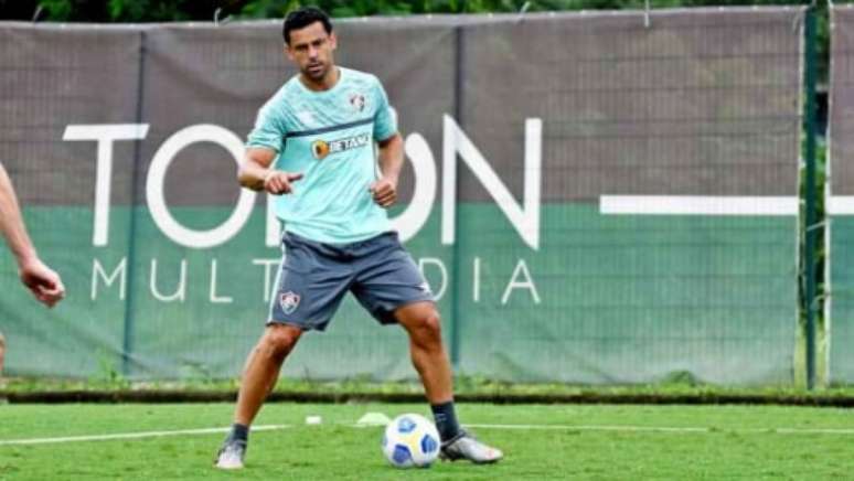 Fred durante treino do Fluminense (Foto: Mailson Santana/Fluminense FC)