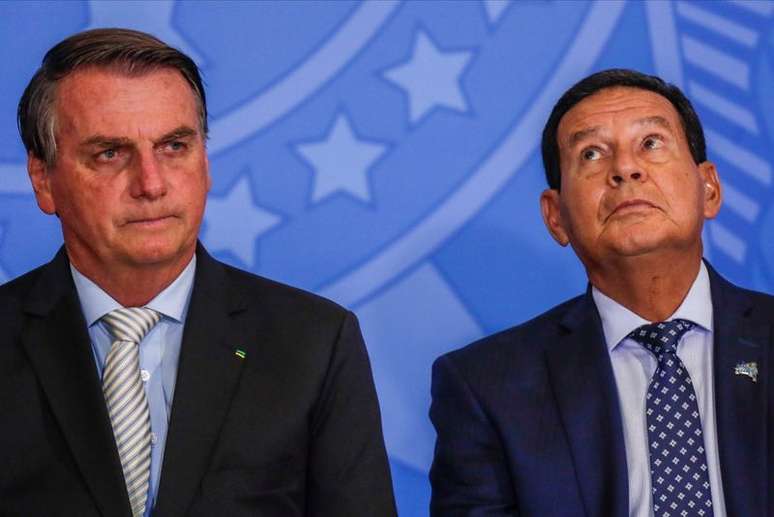 Jair Bolsonaro e Hamilton Mourão
REUTERS/Ueslei Marcelino