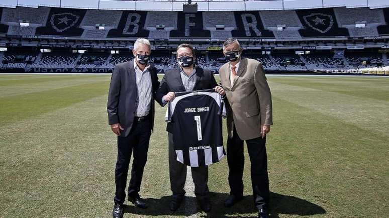 Diretoria do Botafogo no Estádio Nilton Santos (Foto: Vitor Silva/Botafogo)