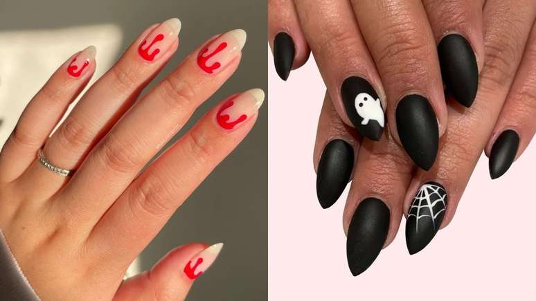 Unhas de Halloween!