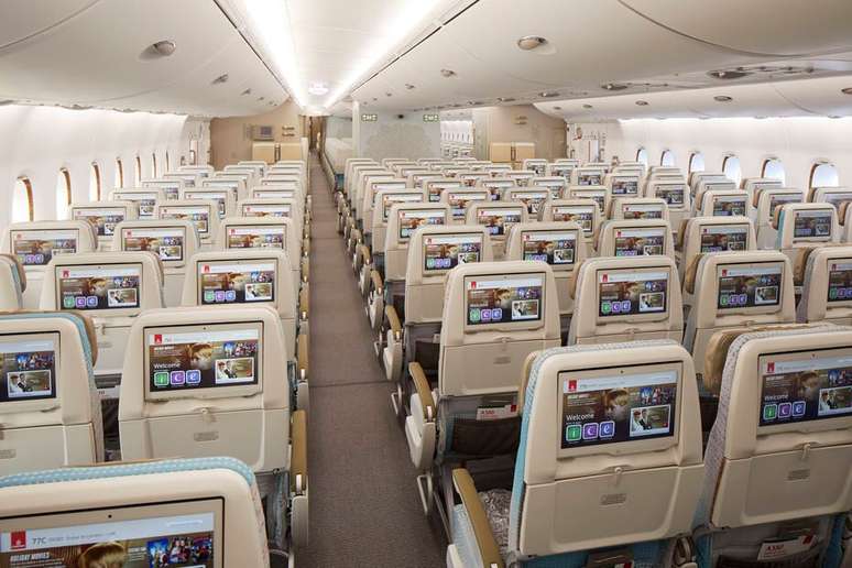 Classe econômica premium no A380 da Emirates: passagem de São Paulo para Dubai custa a partir de US$ 799.