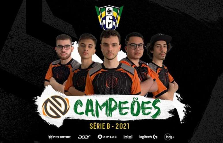 SuperNova garantiu o título da Série B do Campeonato Brasileiro de Rainbow Six Siege 2021 (Foto: Divulgação)