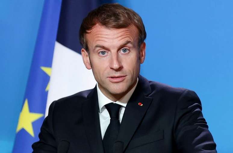 Presidente da França, Emmanuel Macron, em Bruxelas
22/10/2021 REUTERS/Aris Oikonomou