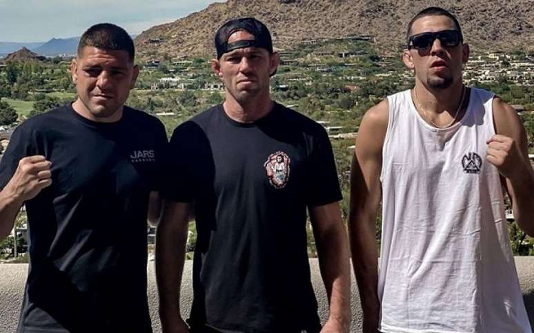 Irmão Diaz (Nick e Nate) e Jake Shields são adeptos ao veganismo (Foto: Reprodução)