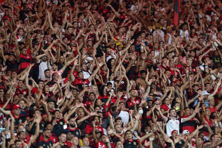 Torcida do Flamengo estará presente em Montevidéu, no dia 27 de novembro (Foto: Gilvan Souza/Flamengo)