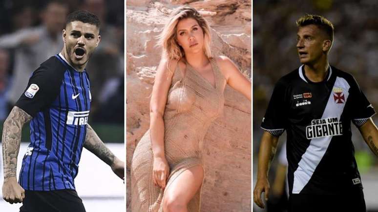 Wanda Nara publicou uma foto do ex-marido Maxi López com os filhos e a atual namorada, DanielaChristiansson (MARCO BERTORELLO/AFP Reprodução Instagram)