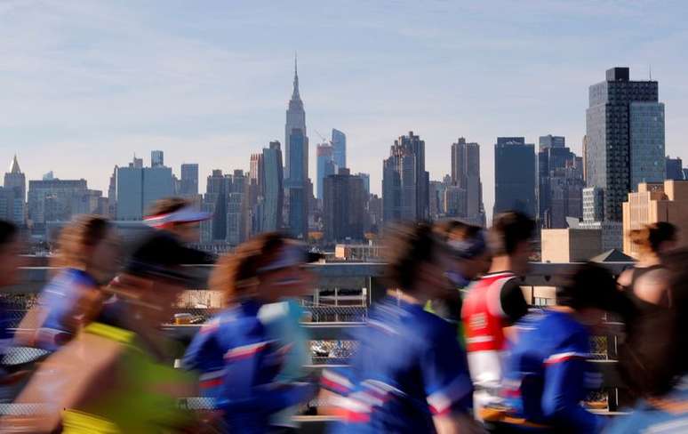 Competidores durante a Maratona da Cidade de Nova York em 2018 
04/11/2018 REUTERS/Caitlin Ochs