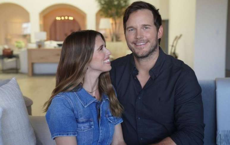 Chris Pratt e Katherine Schwarzenegger em post no Instagram