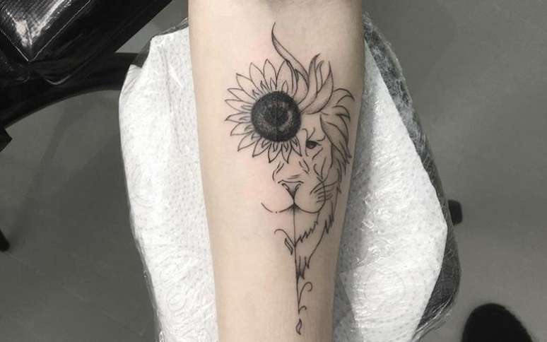 Tatuagem Leão