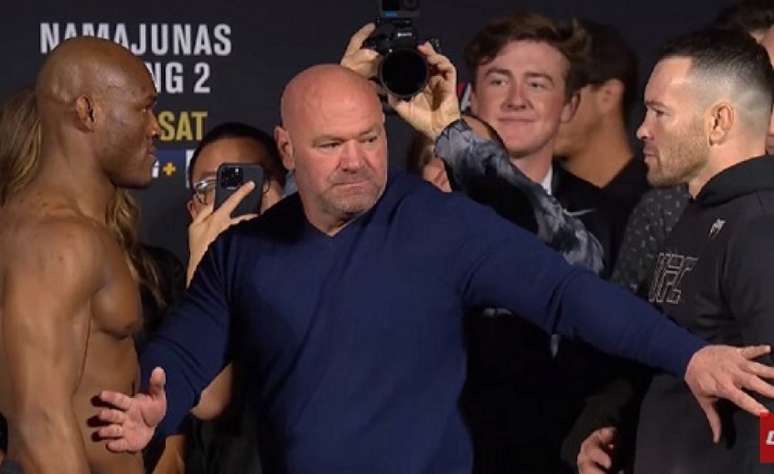 Kamaru Usman e Colby Covington vão disputar título meio-médio na luta principal (Foto: Reprodução/YouTube/UFC)