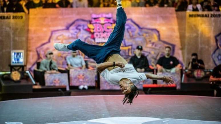 Mateus Melo, o “B-Boy Bart”, está na grande final (Foto: Dean Treml / Red Bull Content Pool)