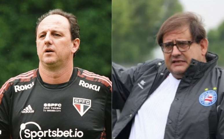 Rogério Ceni e Guto Ferreira foram rivais por Fortaleza e Ceará (Montagem: LANCE!)