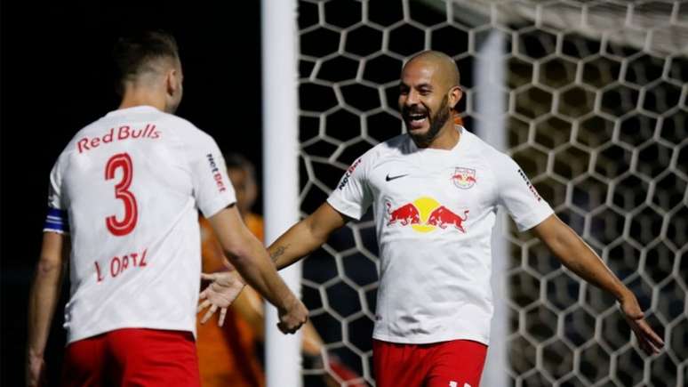 Bragantino encara o Santos nesta quarta-feira (Foto: Ari Ferreira / Red Bull Bragantino)