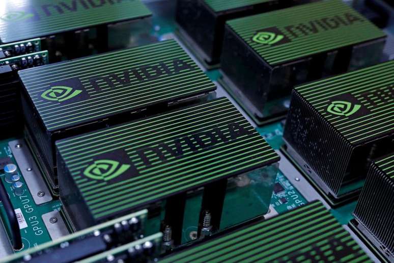 Logomarca da Nvidia em placas de computador
30/05/2017
REUTERS/Tyrone Siu