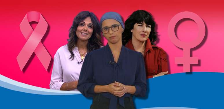 Cristina Ranzolin, Lilian Ribeiro e Christiane Amanpour: a jornada contra o câncer compartilhada na TV
