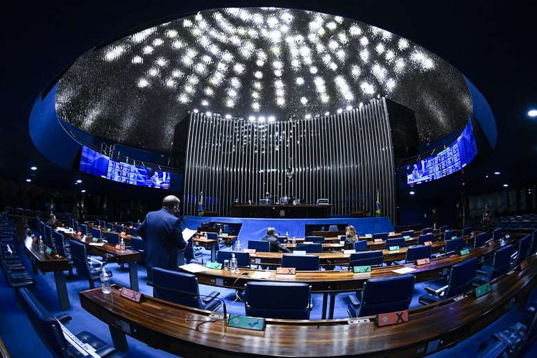 Plenário do Senado nesta terça-feira.