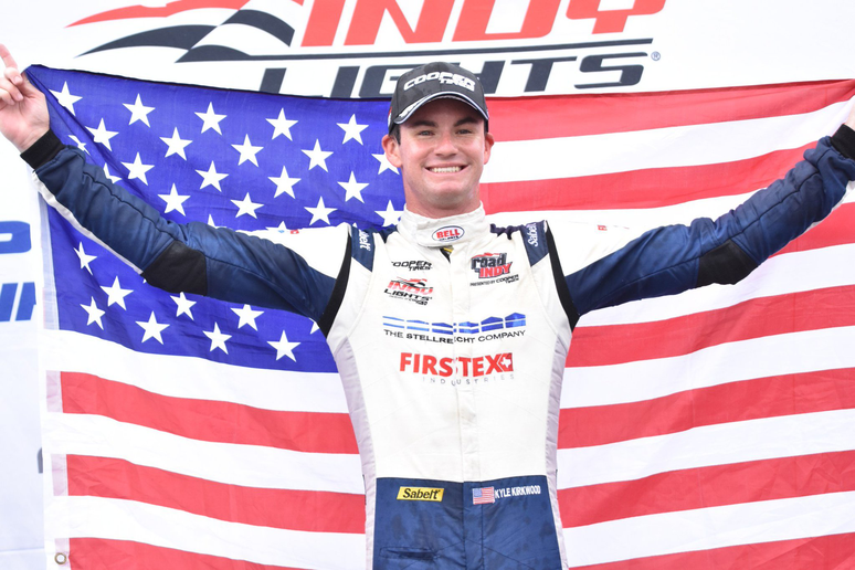 Com grande campanha, Kyle Kirkwood confirmou o título da Indy Lights 