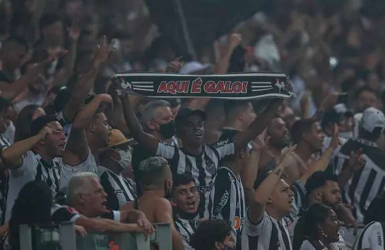 Cada jogo do Galo, conta com quase em sua totalidade de sócios do programa Galo na Veia-(Pedro Souza/Atlético)