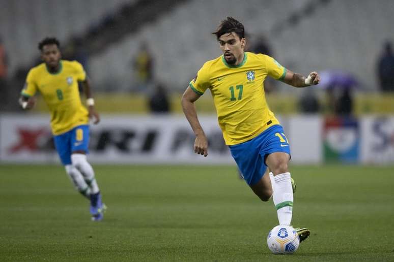 Contra a Colômbia, Paquetá chegou ao seu sexto gol pela Seleção (Foto: Lucas Figueiredo/CBF)