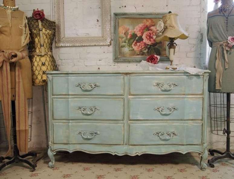 44. M&oacute;veis estilo vintage para quarto feminino &ndash; Foto Sarah Rayala