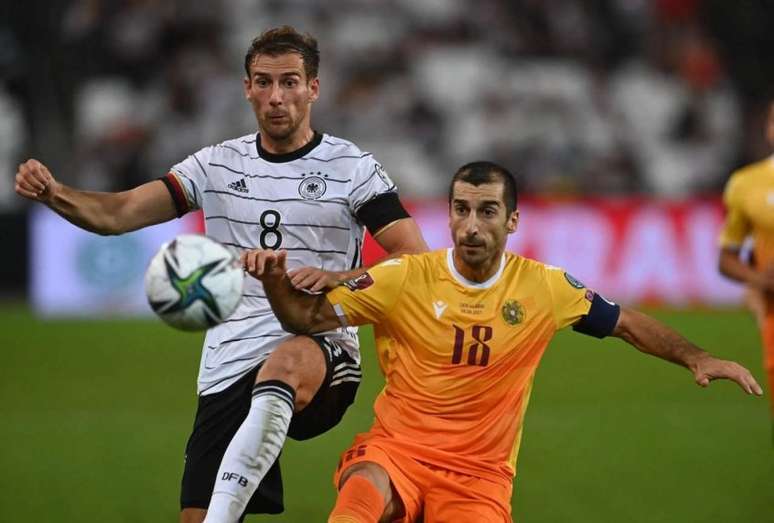 Alemanha goleou a Armênia por 6 a 0 em setembro no jogo do primeiro turno (Foto: CHRISTOF STACHE / AFP)