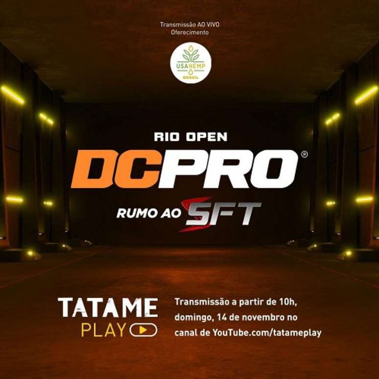 Evento DC Pro: Rumo ao SFT vai ser transmitido ao vivo pela TATAME (Foto: Divulgação)