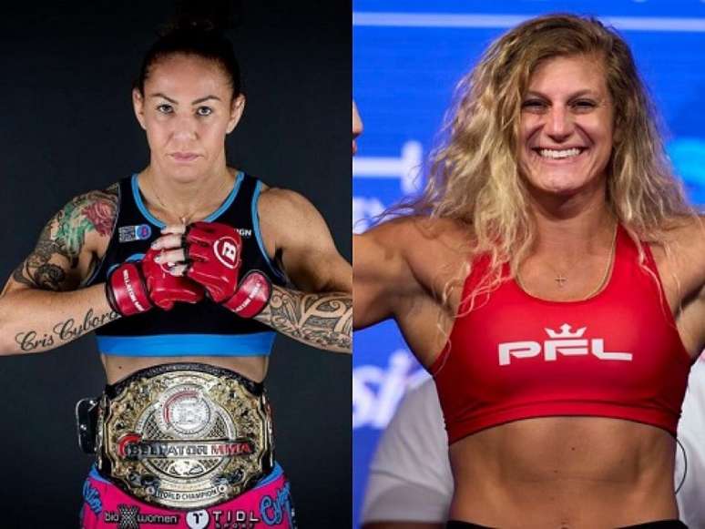 Cyborg e Harrison falaram sobre a expectativa que cresce para o duelo entre as duas no MMA (Foto: Divulgação)