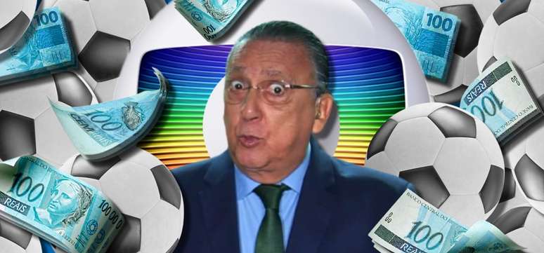 “Haja coração!”: faturamento bilionário da Globo com o futebol é capaz de impressionar até Galvão Bueno