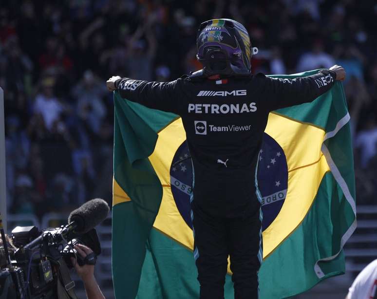 Lewis Hamilton fez estrago no Brasil 