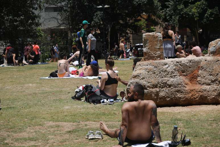 Movimentação intensa no novo Parque Augusta durante o feriado