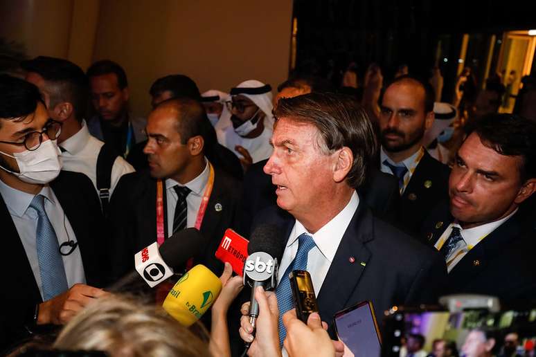 Jair Bolsonaro na Expo Dubai
