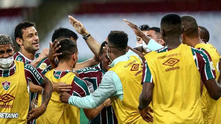 Fred e Samuel Xavier cumprem suspensão nesta rodada do Brasileiro (Foto: Lucas Merçon/Fluminense FC)