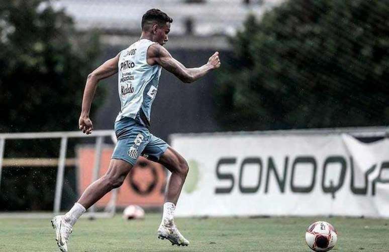 O atacante Rwan Seco é o artilheiro do Sub-20 do Santos (Foto: Ivan Storti/Santos FC)
