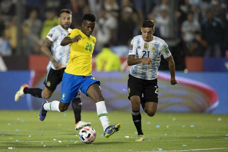 Vinicius Júnior desperdiçou boas chances na competição (Foto: Lucas Figueiredo/CBF)