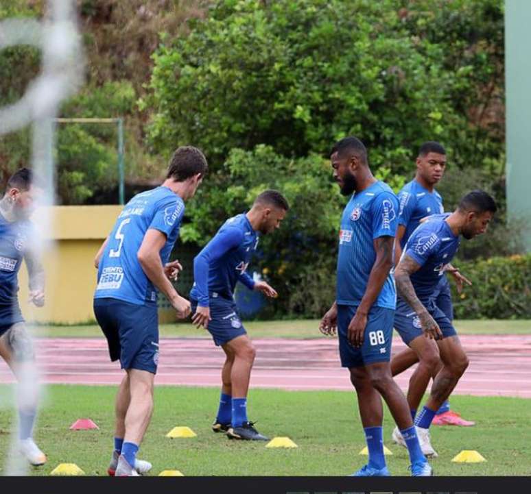 Bahia treinou em Pituaçu (Felipe Oliveira/Bahia)