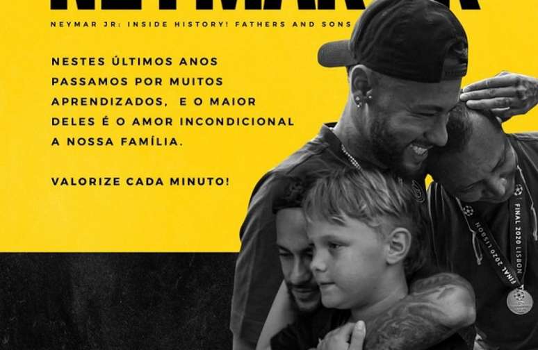 Davi e Neymar Pai deram um depoimento no primeiro trailer do mini doc (Foto: Divulgação NS Sports)