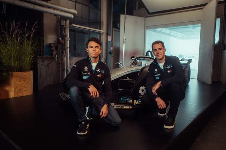 Stoffel Vandoorne e Nyck de Vries correm pela Mercedes na Fórmula E 